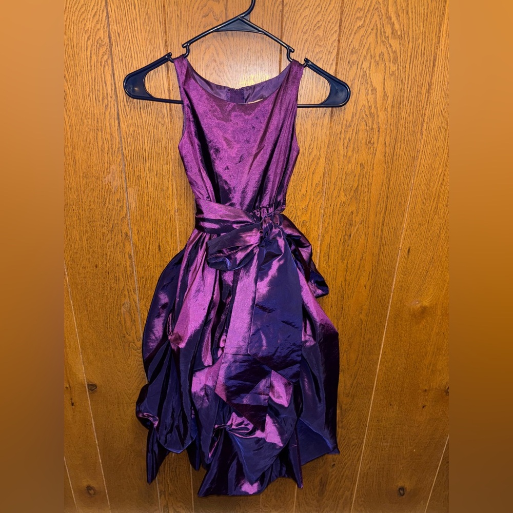 Girls size 8 purple formal dress